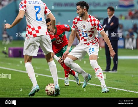 Doha Qatar December Josip Sutalo Of Croatia In Action During The