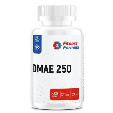 Купить ДМАЭ (DMAE, диметиламиноэтанол) 250 мг 120 капсул Fitness ...