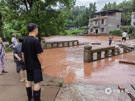 四川内江局地遭遇大暴雨 部分地区房屋被淹 天气图集 中国天气网