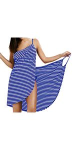 Lumisyne Strandkleider Damen Bikini Badeanz Ge Cover Ups Rmellos