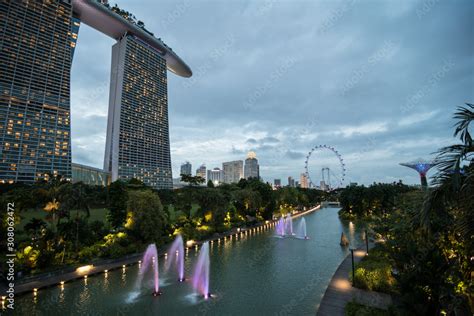 Gardens by the bay Stock Photo | Adobe Stock