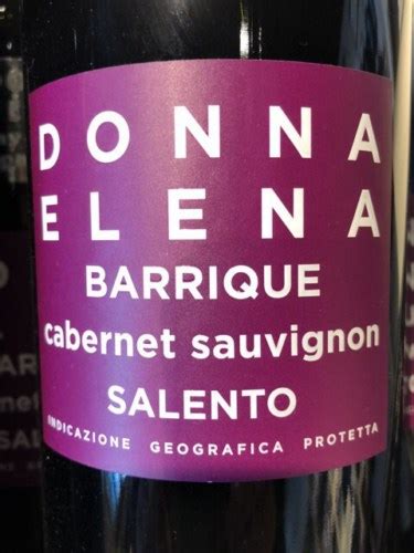 Conti Zecca Donna Elena Cabernet Sauvignon Barrique Vivino Australia