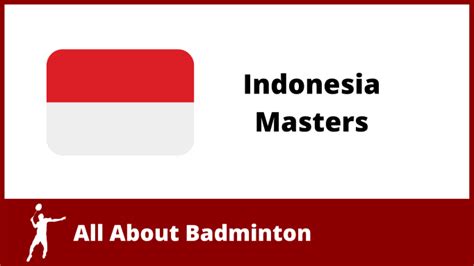 2024 Indonesia Masters - Draw, Players and Prize Money