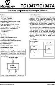 TC1047VNB datasheet - The TC1047 is a Linear Output Temperature Sensor ...