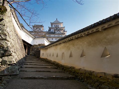 Himeji Castle From A Distance Jcastle Info