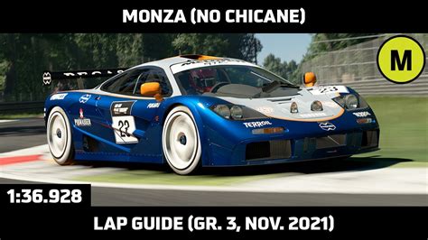 Gran Turismo Sport Daily Race Lap Guide Monza No Chicane