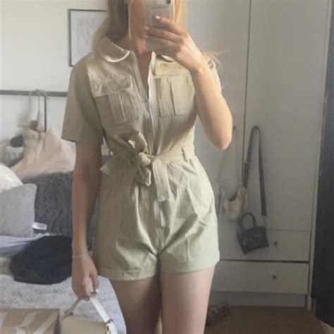 Nude PLT Playsuit Never Worn Just Tried On Depop