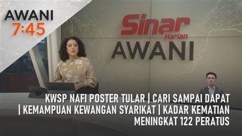 AWANI 7 45 09 07 2023 KWSP Nafi Poster Tular Cari Sampai Dapat