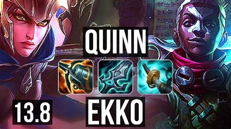 QUINN Vs EKKO JNG 12 1 4 Legendary 1 4M Mastery KR Master 13