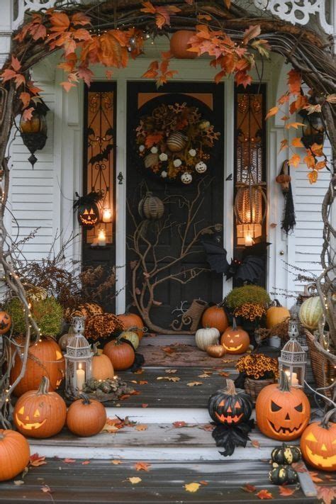 Pin By Jocelyn Medina On Fall Halloween Decor In Halloween Front