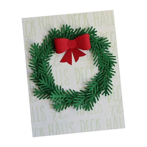 Металлическая Рождественская елка, венок, трафарет для вырезания ...