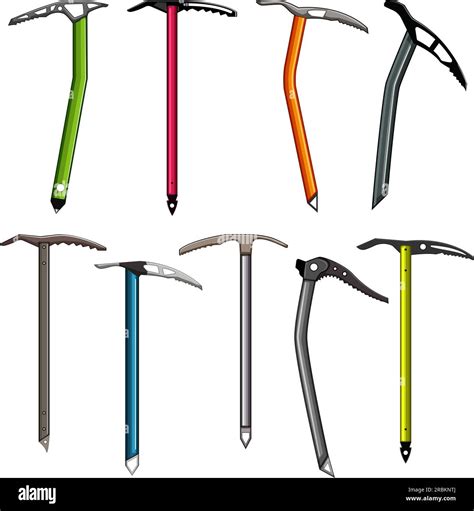 Ice Axe Set Cartoon Vector Illustration Stock Vector Image And Art Alamy