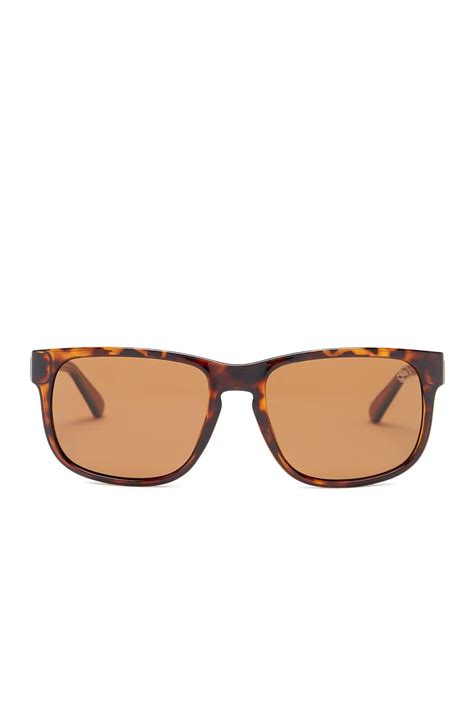 Lyst Timberland Polarized 57mm Retro Sunglasses In Brown For Men