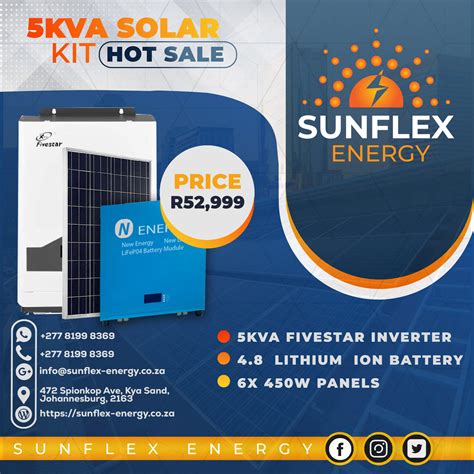 5KVA SOLAR KIT Sunflex Energy