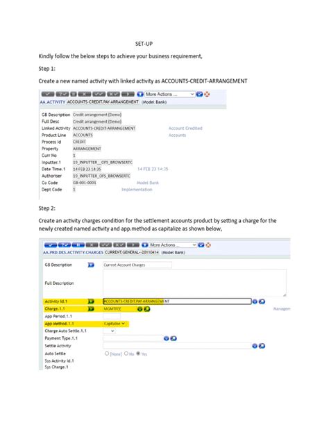 How To Set-Up Charges Based On Interest Payment in Deposits Product | PDF