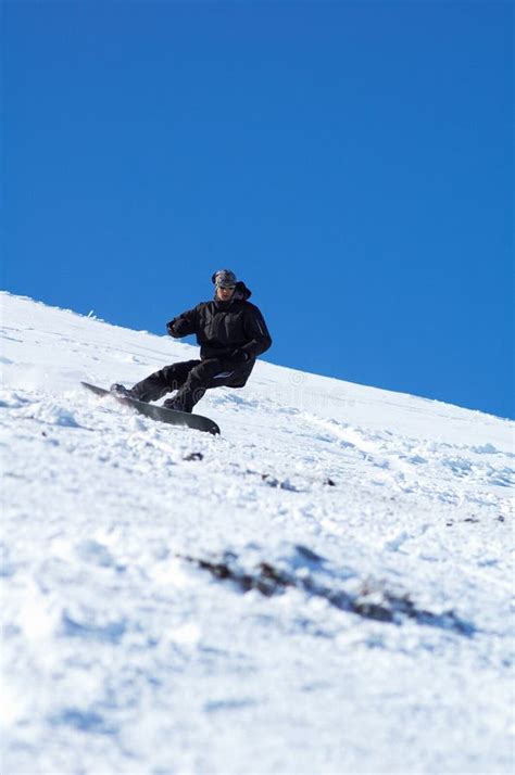 Black Snowboarder Stock Image Image Of Athlete Goggles 1597015