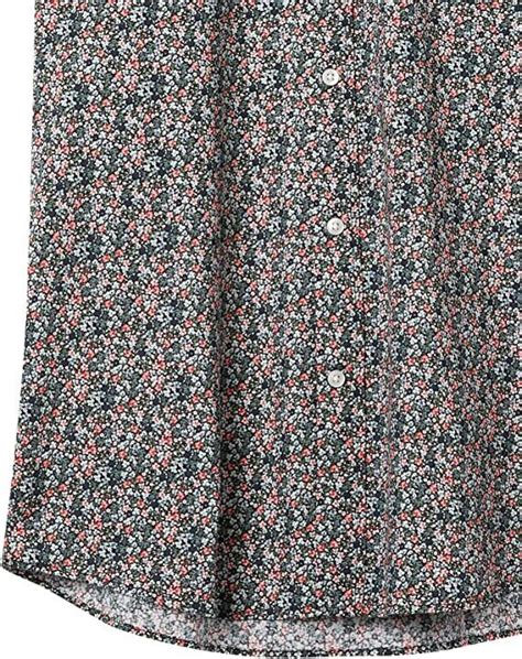 Goodthreads Men S Standard Fit Short Sleeve Flower Floral Print Poplin