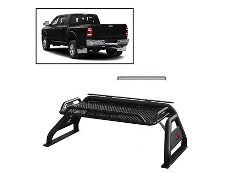 F 150 Atlas Roll Bar With 50 Inch Led Light Bar Black 00 25 F 150 Styleside Free Shipping