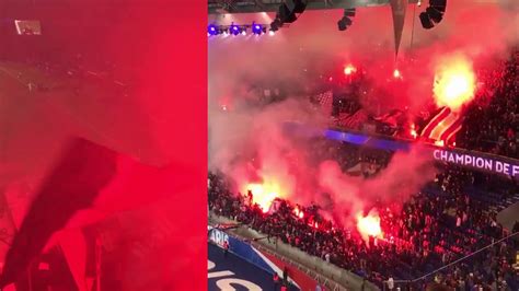 PSG VS RENNES CHAMPION DE FRANCE AMBIANCE DU CUP ULTRAS PSG YouTube