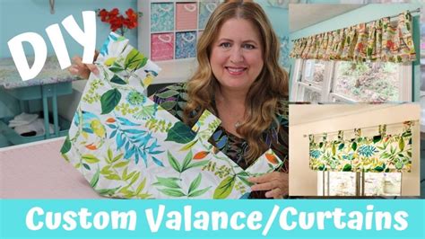 DIY How to make Valances Curtains with tabs – Farrell Focus