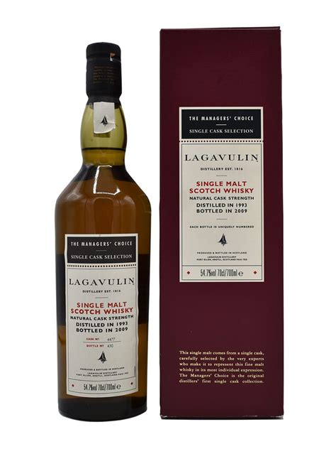 Buy Lagavulin Managers Choice 1993 15 Yo Online The Single Malt Shop