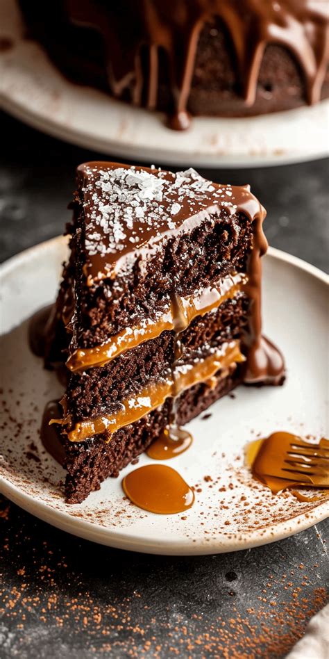 Salted Caramel Chocolate Cake [120 Minutes] – Chasety