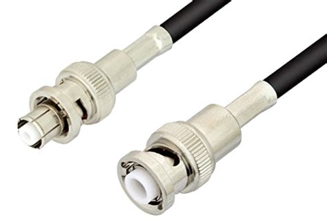 MHV Male To SHV Plug Cable Using RG223 Coax RoHS