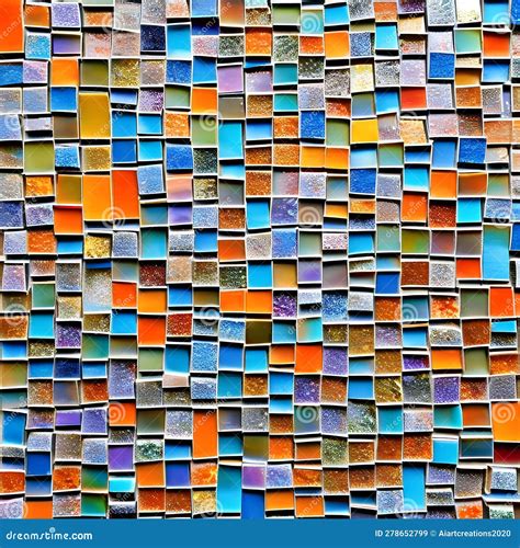 681 Abstract Mosaic Tiles: a Contemporary Background Featuring Abstract Mosaic Tiles in Vibrant ...