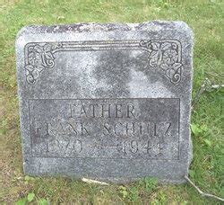 Frank J Schulz 1870 1944 Find A Grave Memorial