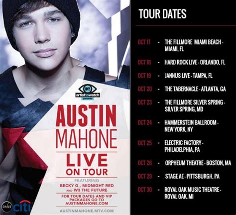 Concert Dates For Austin Mahones First Ever Headlining Tour