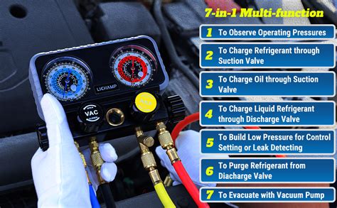 Amazon Lichamp Hvac R A Manifold Gauge Set Ac R A Freon R