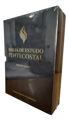 Bíblia De Estudo Pentecostal Letra Grande Edição Global Arc Almeida