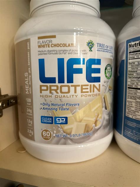 протеин со вкусом белого шоколада Life Protein White Chocolate TREE OF ...