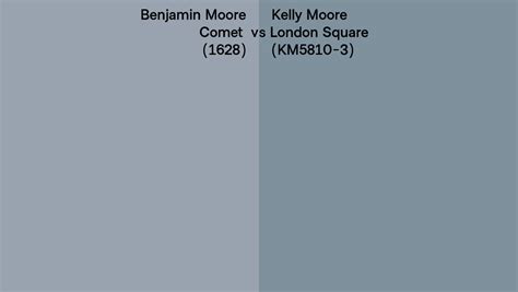 Benjamin Moore Comet 1628 Vs Kelly Moore London Square Km5810 3