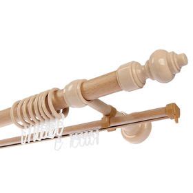 Карниз с U-шиной, 240 см, d=2,8 см, бук (2290443) - Купить по цене от ...