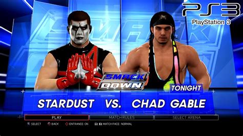 Wwe 2k17 Ps3 Stardust Vs Chad Gable [2k][mclassic] Youtube