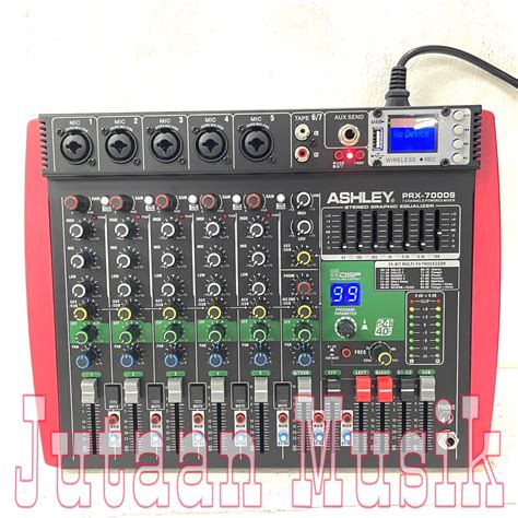 POWER MIXER 7 CHANNEL OUTPUT 5 CHANNEL ASHLEY PRX 7000S PLUS SUBWOOFER