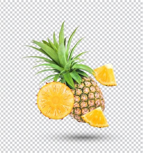 Premium Psd Fresh Pineapple Isolated