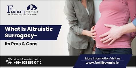 What Is Altruistic Surrogacy- Its Pros & Cons - Fertilityworld