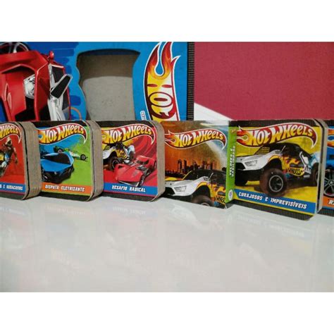 Hot Wheels Livros Cartonados Shopee Brasil