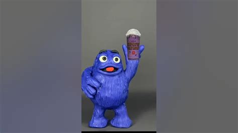 Grimace Shake With Clay Clay Stopmotion Clayart Grimaceshake Youtube