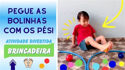 Atividade Infantil Pegue As Bolinhas Os P S Youtube