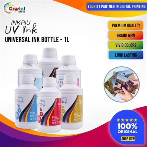 Inkpiu Uv Dye Ink Ml Universal Refill Ink Bottle For Printers