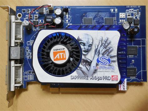 Sapphire ATI Radeon X1650 PRO 512M DDR2 PN188 09C84 006SA PCI E Dual