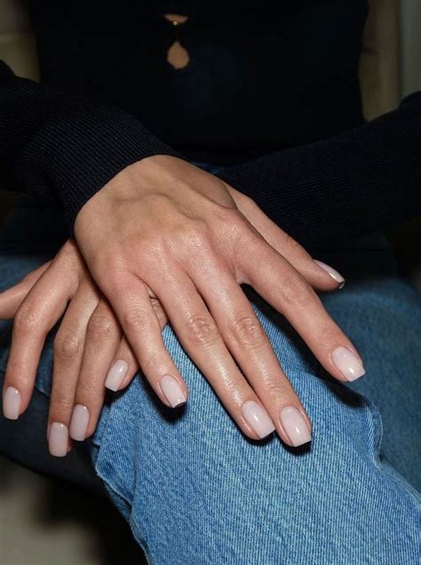 Nude Nails Gel Nails Simple Nails Stylish Nails