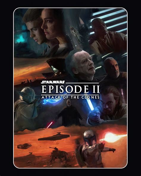 Star Wars Episode II Attack Of The Clones | Poster By John Dunn