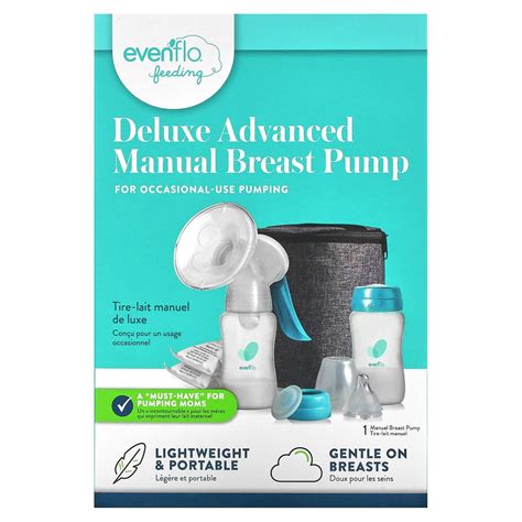 Evenflo Feeding Deluxe Advanced Manual Breast Pump 10 Piece Kit