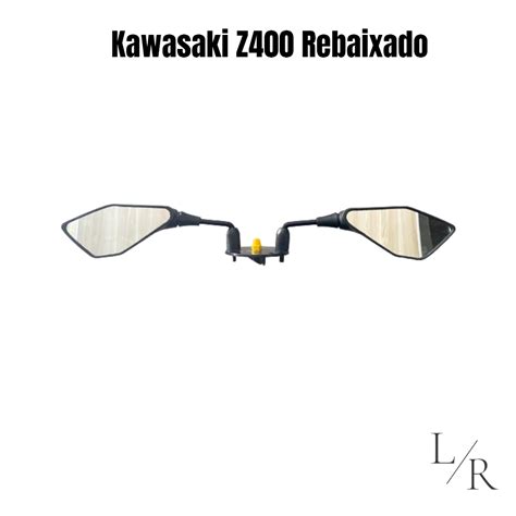 Retrovisor Kawasaki Z400 Haste Longa 90 Rebaixado Rosca Honda Shopee