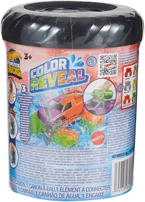 Brinquedo Hot Wheels Monster Trucks Color Reveal Mattel Hjf em Promoção no Oferta Esperta