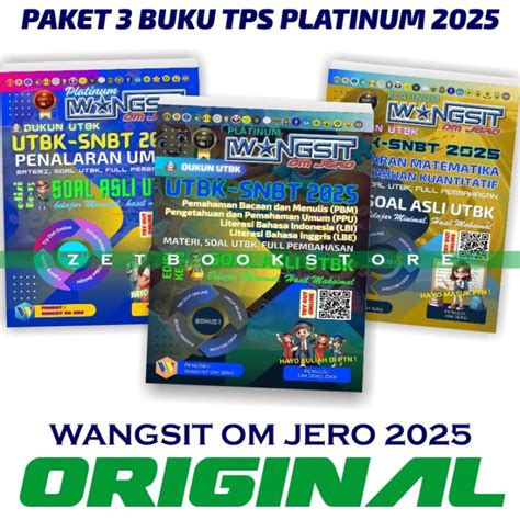 Promo UTBK 2025 Buku Wangsit Om Jero UTBK SNBT 2025 Paket TPS